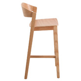 By Designs 67cm Moooi Oak Wood Barstool