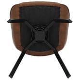 By Designs Nemo Swivel Faux Leather Dining Chairs