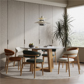 By Designs Devereaux Marble Dining Table