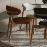 By Designs Emir American Oak Wood Dining Chairs