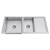 Fontaine Industries Toronto 1000mm 1 &amp; 3/4 Stainless Steel Kitchen Sink With Drainer