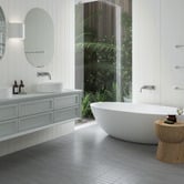 Fontaine Industries Rosa Backplate 200mm Bath/Basin Wall Mixer Set