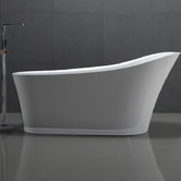 Fontaine Industries Hepburn 1700mm Acrylic Free-Standing Bath with Overflow