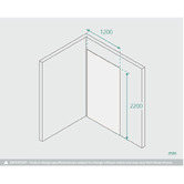 Fontaine Industries 2200mm Shower Wall Panel