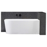 Fontaine Industries Harper Matte Acrylic Right Corner Bath