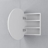 Fontaine Industries Recessed Wall-Mounted Mirror Bathroom Cabinet