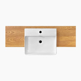 Fontaine Industries Hawking 500mm Semi-Recessed Ceramic Basin