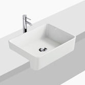Fontaine Industries Beckham 480mm Ceramic Semi-Recessed Basin