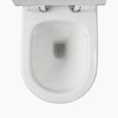 Fontaine Industries Pasadena Rimless Wall Faced Toilet Pan With R&amp;T Cistern