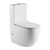 Fontaine Industries Pasadena Rimless Back to Wall Toilet Suite