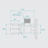 Fontaine Industries Simple Universal Stop Tap