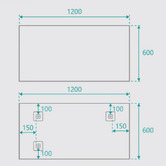 Fontaine Industries Pencil Edge Wall Mirror
