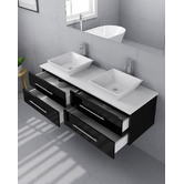 Fontaine Industries Chadwick 1500mm Wall Hung Double Vanity