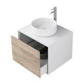 Fontaine Industries Frederick 600mm White Wall Hung Single Vanity