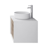 Fontaine Industries Frederick 600mm White Wall Hung Single Vanity