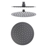 Fontaine Industries Rosa Round 250mm Ceiling Shower Arm &amp; Head