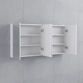 Fontaine Industries Rectangle Wall-Mounted Mirror Bathroom Cabinet
