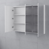 Fontaine Industries Pencil Edge Wall-Mounted Mirror Bathroom Cabinet