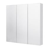 Fontaine Industries Shelini 900mm 3 Door Square Mirrored Shaving Cabinet