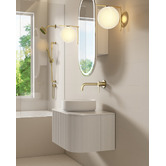 Fontaine Industries Joslin 750mm Wall Hung Single Vanity with Stone Countertop