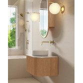 Fontaine Industries Joslin 750mm Wall Hung Single Vanity with Stone Countertop