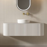 Fontaine Industries Joslin 1200mm Wall Hung Single Vanity with Stone Countertop