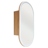 Fontaine Industries Rosella Ash 450mm Pill LED Mirrored Shaving Cabinet