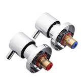 Fontaine Industries Rosa Retro-fit Short Twin Shower Bathroom Package