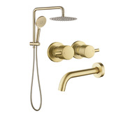 Fontaine Industries Rosa Retro-fit Short Twin Shower Bathroom Package