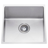 Fontaine Industries Avail 600mm Gloss White Laundry Tub and Cabinet with Stone Countertop