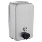 Fontaine Industries Commercial Satin Stainless Steel Soap Dispenser