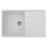 Fontaine Industries Ontario 800mm Single Granite Kitchen Sink with Drainer
