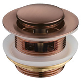 Fontaine Industries Rosa 40mm Brass Bath Pull-Out Pop-Up Waste with Overflow