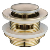 Fontaine Industries Rosa 40mm Brass Bath Pull-Out Pop-Up Waste with Overflow