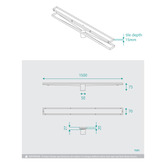 Fontaine Industries Fontaine Stainless Steel Linear Shower Grate with 50mm Outlet