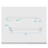 Fontaine Industries Accessible Ambulant Grab Rail