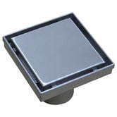 Fontaine Industries Fontaine 100mm Stainless Steel Tile Insert Floor Waste with 76mm Outlet