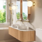 Fontaine Industries Joslin 1800mm Wall Hung Double Vanity with Stone Countertop