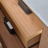 Fontaine Industries Joslin 1800mm Wall Hung Double Vanity with Stone Countertop