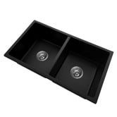 Fontaine Industries Ontario 780mm Double Granite Kitchen Sink