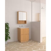 Fontaine Industries Stratford 600mm Natural Ash Woodgrain Freestanding Vanity
