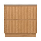 Fontaine Industries Stratford 900mm Natural Ash Woodgrain Freestanding Vanity