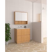Fontaine Industries Stratford 900mm Natural Ash Woodgrain Freestanding Vanity