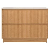 Fontaine Industries Stratford 1200mm Natural Ash Woodgrain Freestanding Vanity