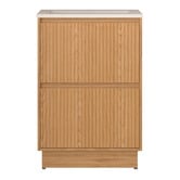 Fontaine Industries Stratford 600mm Natural Ash Woodgrain Freestanding Vanity