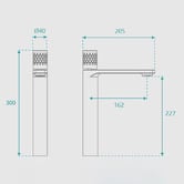 Fontaine Industries Broswin Tall Basin Mixer