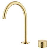 Fontaine Industries Broswin Gooseneck Progressive Hob Sink Mixer Set
