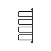 Hydrotherm Australia Hydrotherm 400 x 960mm 8 Bar Swivel Heated Towel Rail
