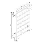 Hydrotherm Australia Hydrotherm TR2 Series 7 Bar Heated Towel Rail
