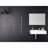 Hydrotherm Australia Hydrotherm 400 x 960mm 8 Bar Swivel Heated Towel Rail